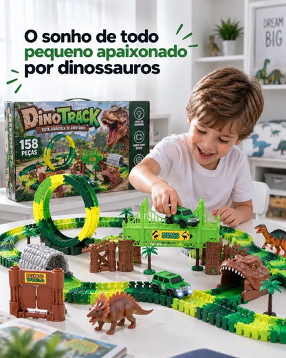 DinoTrack™ – Aventura Jurássica 158 Peças