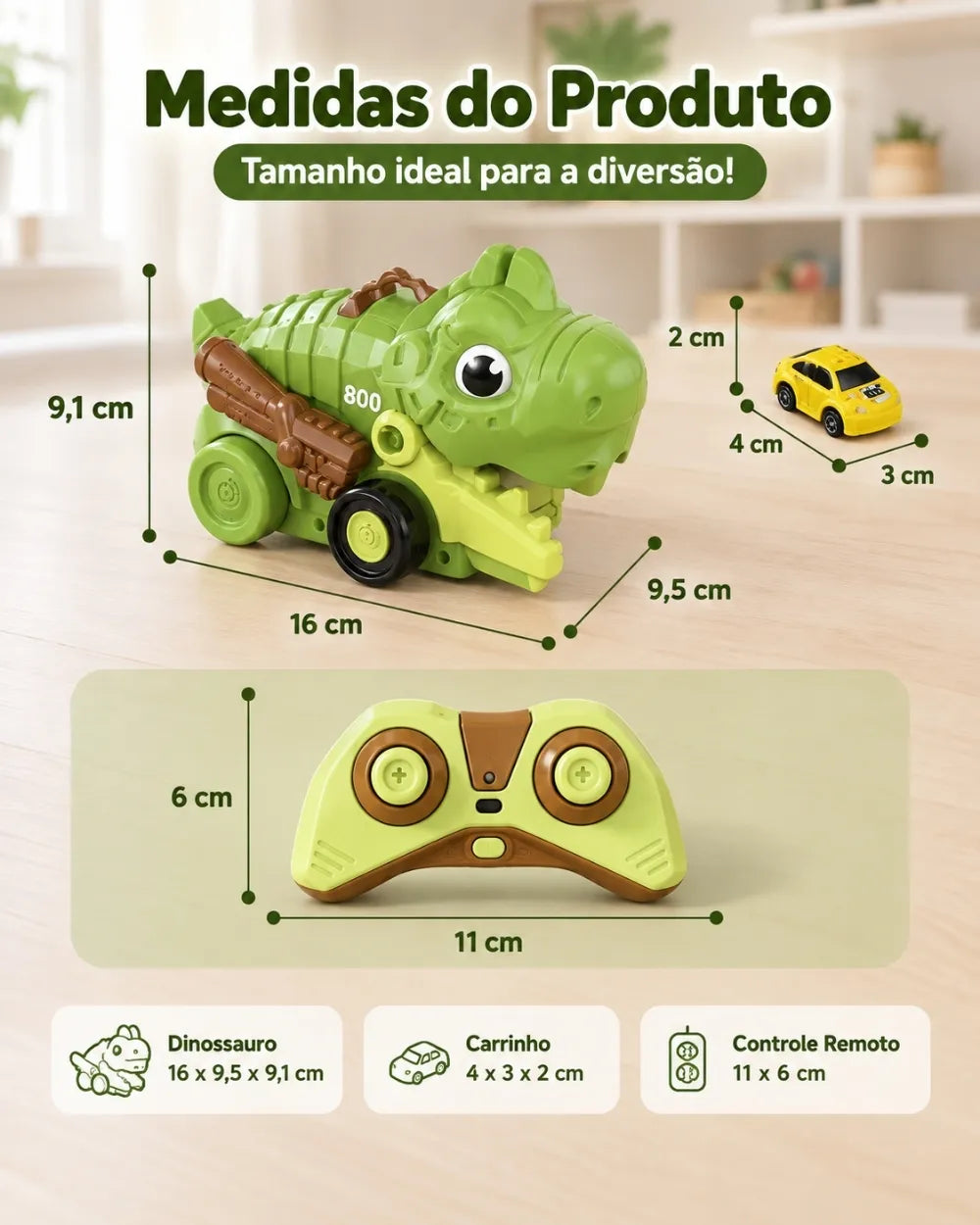 DinoMax™ – Jogo Interativo | Kit 2 Dinossauros + 2 Controles