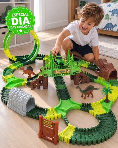 DinoTrack™ – Aventura Jurássica 158 Peças