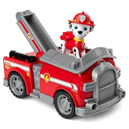 Conjunto de Carrinho e Figura - Patrulha Canina - Caminhão de Bombeiros - Marshall - Sunny