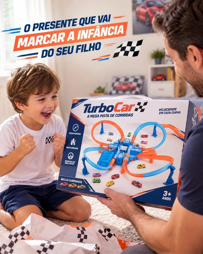 TurboCar™ – Mega Pista Radical | 3 Carrinhos