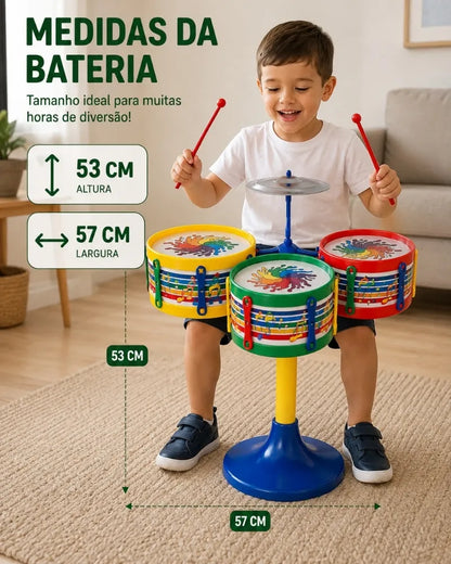 MiniBeat™ — Bateria Musical Infantil