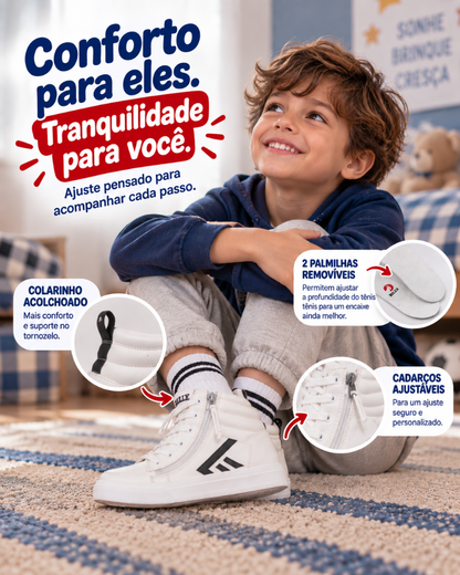 CalçaFácil© — Tênis que a Criança Calça Sozinha