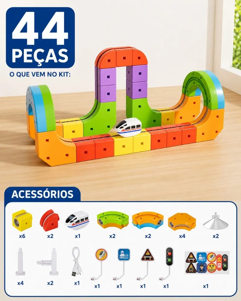 MagneticTrain™ – Pista Magnética de Aventuras