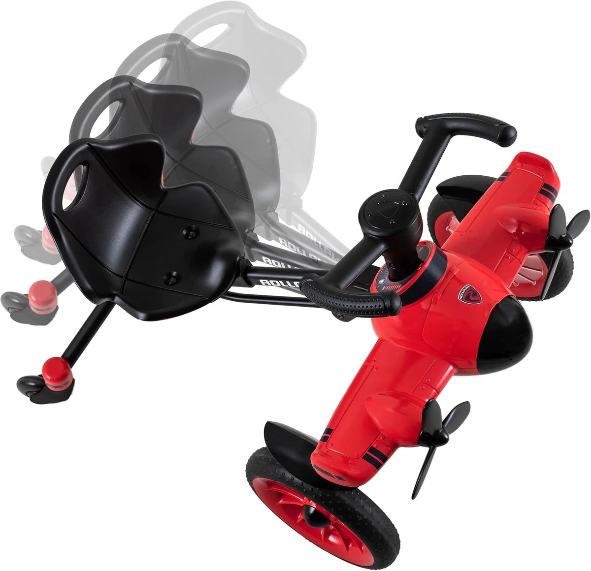 Avião Drift Pedal Racer – Carrinho Infantil com Pedais, Giros e Derrapagens