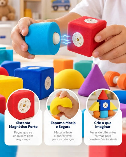 Blockaroo™ – Blocos Magnéticos Educativos