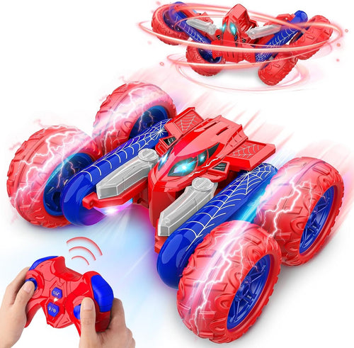 Carro Radical 360° Spider RC – Controle Remoto com LED e Acrobacias