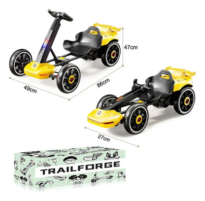 Mini Kart Elétrico Infantil 12v Música Led