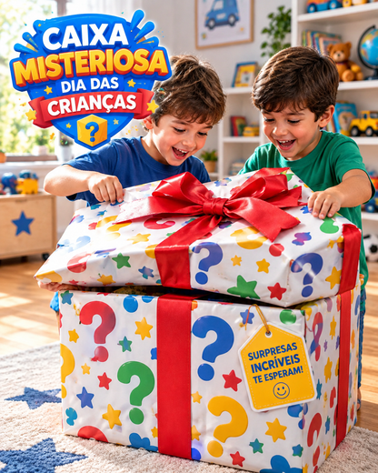 MegaCaixa™ – 5 Presentes Surpresa | Pague 3 Leve 5