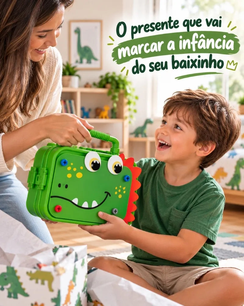 DinoCraft™ – Kit Maleta de Construção Criativa