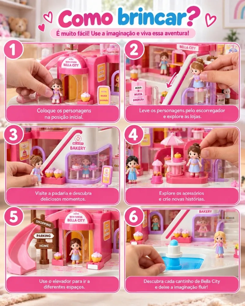 BellaCity™ – Shopping Interativo 3 Andares