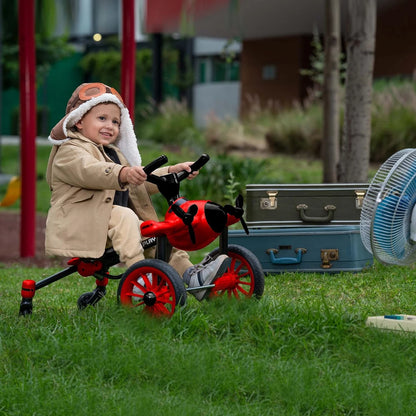 Avião Drift Pedal Racer – Carrinho Infantil com Pedais, Giros e Derrapagens