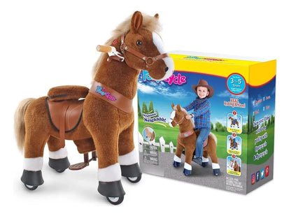 Cavalinho Ride-On Adventure – Brinquedo de Montaria com Movimento Mecânico