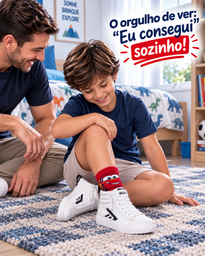 CalçaFácil© — Tênis que a Criança Calça Sozinha