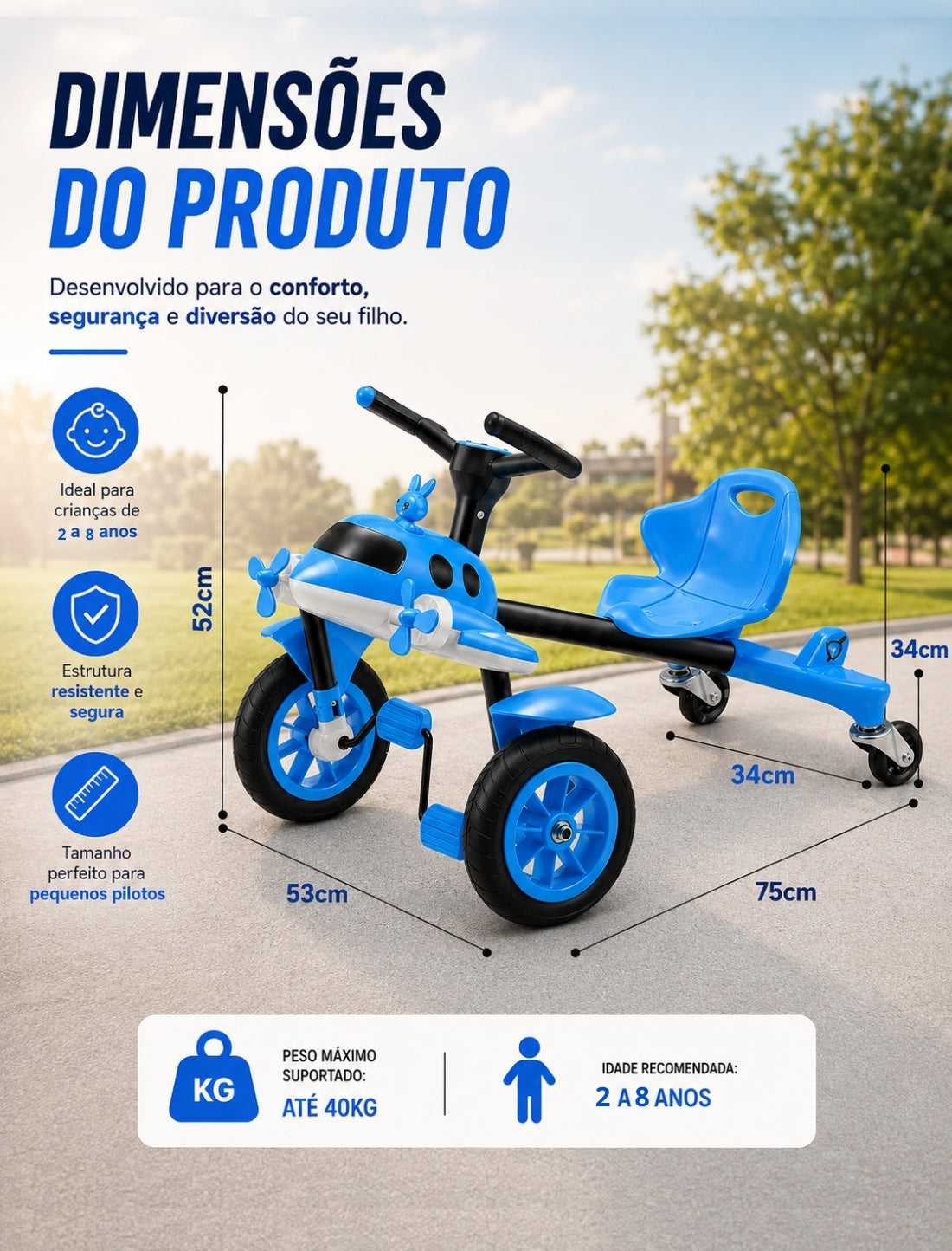 Quadriciclo AeroKids© – Aventuras Sobre Rodas
