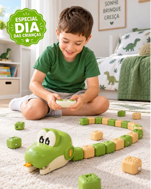 SnakeFun™ – Jogo Interativo | Kit 2 Cobrinhas + 2 Controles