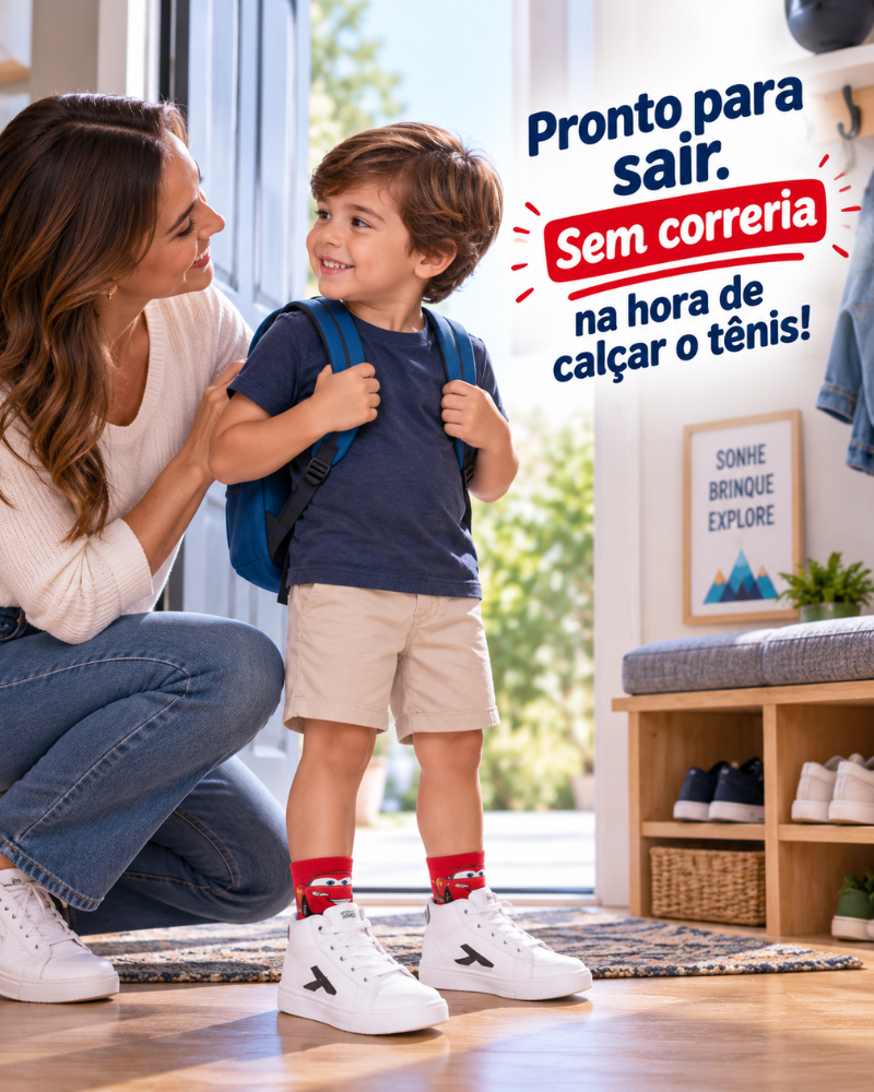 CalçaFácil© — Tênis que a Criança Calça Sozinha